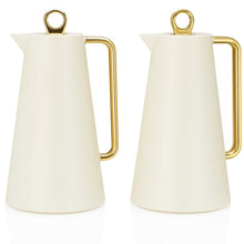 Load image into Gallery viewer, The Maison Auré Set of Two Insulated Flasks In Ivory