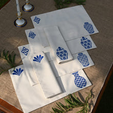 Load image into Gallery viewer, The Bleu Blanc Placemat Set Of Six

