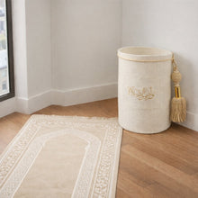 Load image into Gallery viewer, Sukon by MAWD Leather Prayer Carpet/ Isdal Basket
