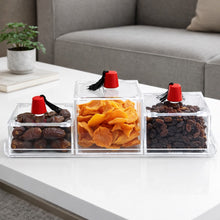 Load image into Gallery viewer, The Tarbouche Three Compartment Snack Serving
