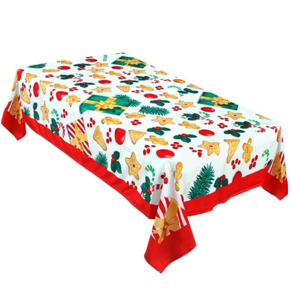 The Happy Christmas Rectangular Table Cloth