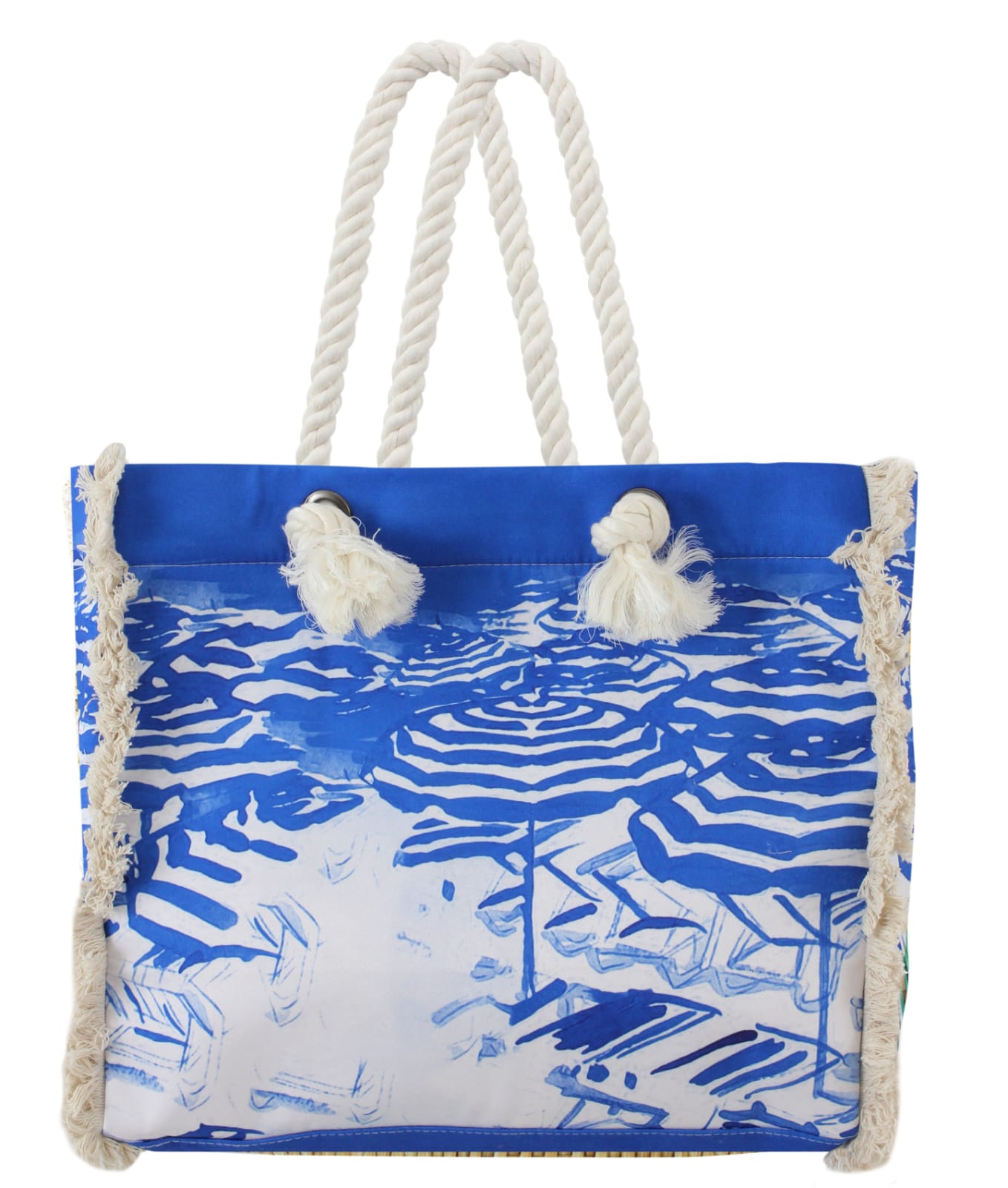 The Blue Umbrellas Tote Bag