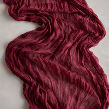 Load image into Gallery viewer, The Festive Crinkled Table Runner
