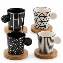 Load image into Gallery viewer, The Geo Espresso Set of Four
