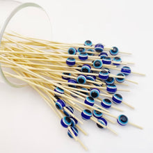 Load image into Gallery viewer, The Evil Eye Pack of 100 Appetizer Sticks
