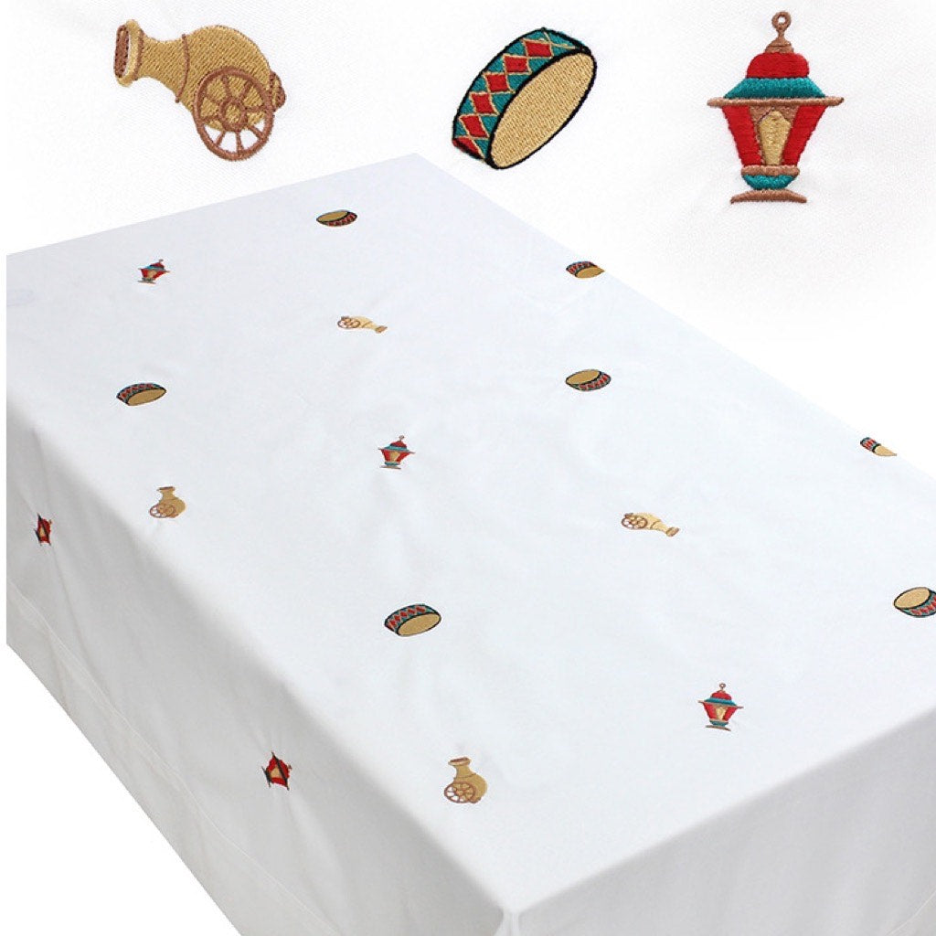 The Leila Embroidered Table Cloth