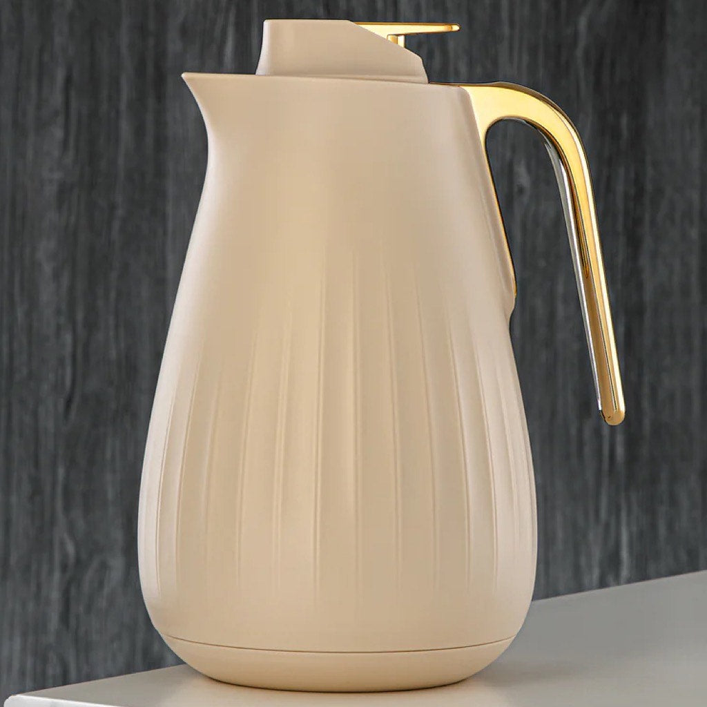 The Grace Insulated Thermos in Beige