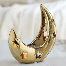 Load image into Gallery viewer, The Elena Crescent Candle Holder
