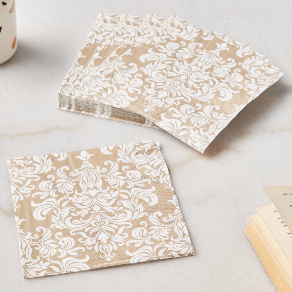 The Paisley Pack of 20 Table Napkins