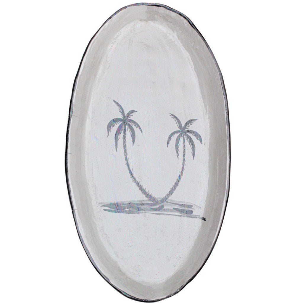 Egyptian Village Statement Oval Serving Platter