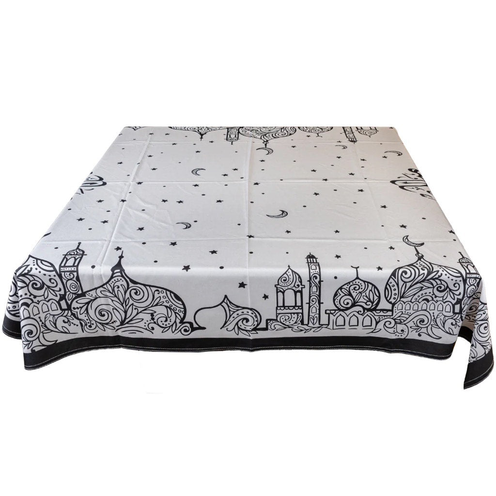 The Lailaty Black Square Table Cloth