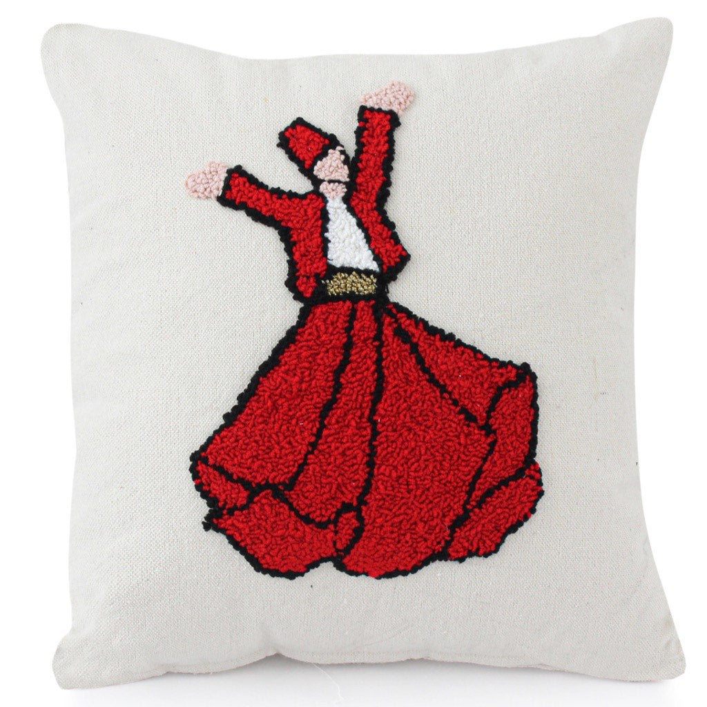 The Whirling Dervish Tufted Cushion