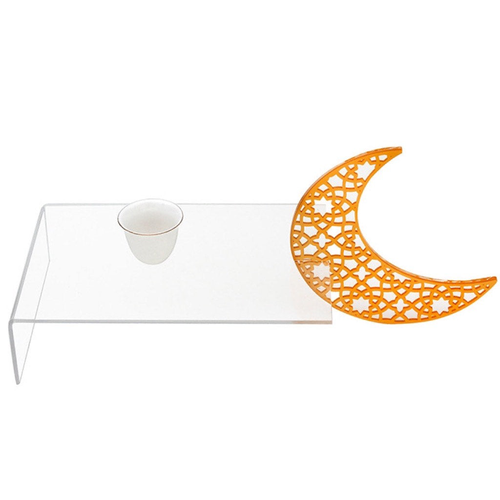 The Crescent Tray in Gold