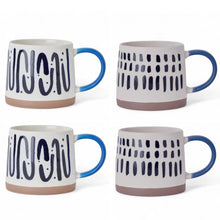 Load image into Gallery viewer, The Blue Edit Set of Four Mugs
