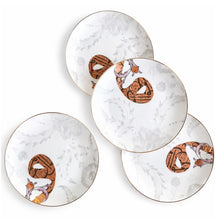 Load image into Gallery viewer, ElHana Set of Four Dessert Plates

