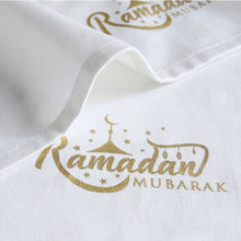 Load image into Gallery viewer, Ramadan Mubarak Set of Four Fabric Table Napkins
