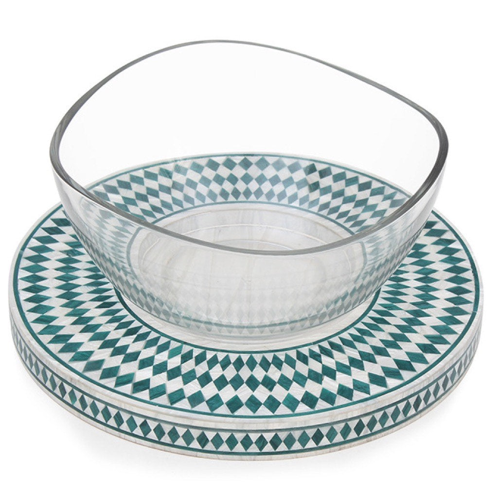 The MAWD Sadaf Salad Serving in Emerald