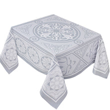 Load image into Gallery viewer, The Grey Khayameya Rectangular Table Cloth
