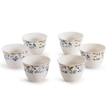 Load image into Gallery viewer, The Botanical Arabic Coffee Set of Six Cups
