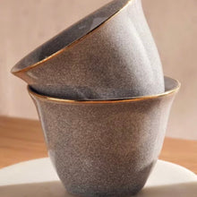 Load image into Gallery viewer, The Graphite Arabic Coffee Set of Six Cups
