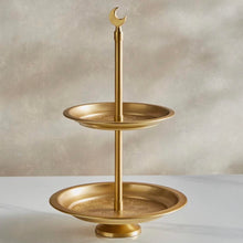 Load image into Gallery viewer, The Crescent Two Tier Serving Stand
