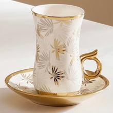 Load image into Gallery viewer, The Palm Whisper Istikana Cup &amp; Saucer Set
