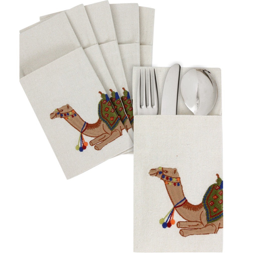 The Saharah Set of Six Cutlery Sleeves