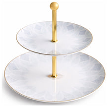 Load image into Gallery viewer, The Blue Lotus Two Tier Serving Concept
