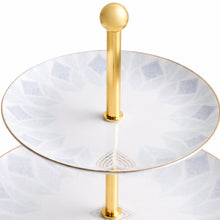 Load image into Gallery viewer, The Blue Lotus Two Tier Serving Concept
