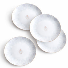 Load image into Gallery viewer, The Blue Lotus Set of Four Dessert Plates
