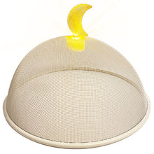 Load image into Gallery viewer, The Light Up Crescent Food Cloche in Ivory
