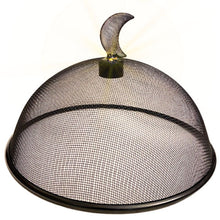 Load image into Gallery viewer, The Black Light Up Crescent Food Cloche in Black
