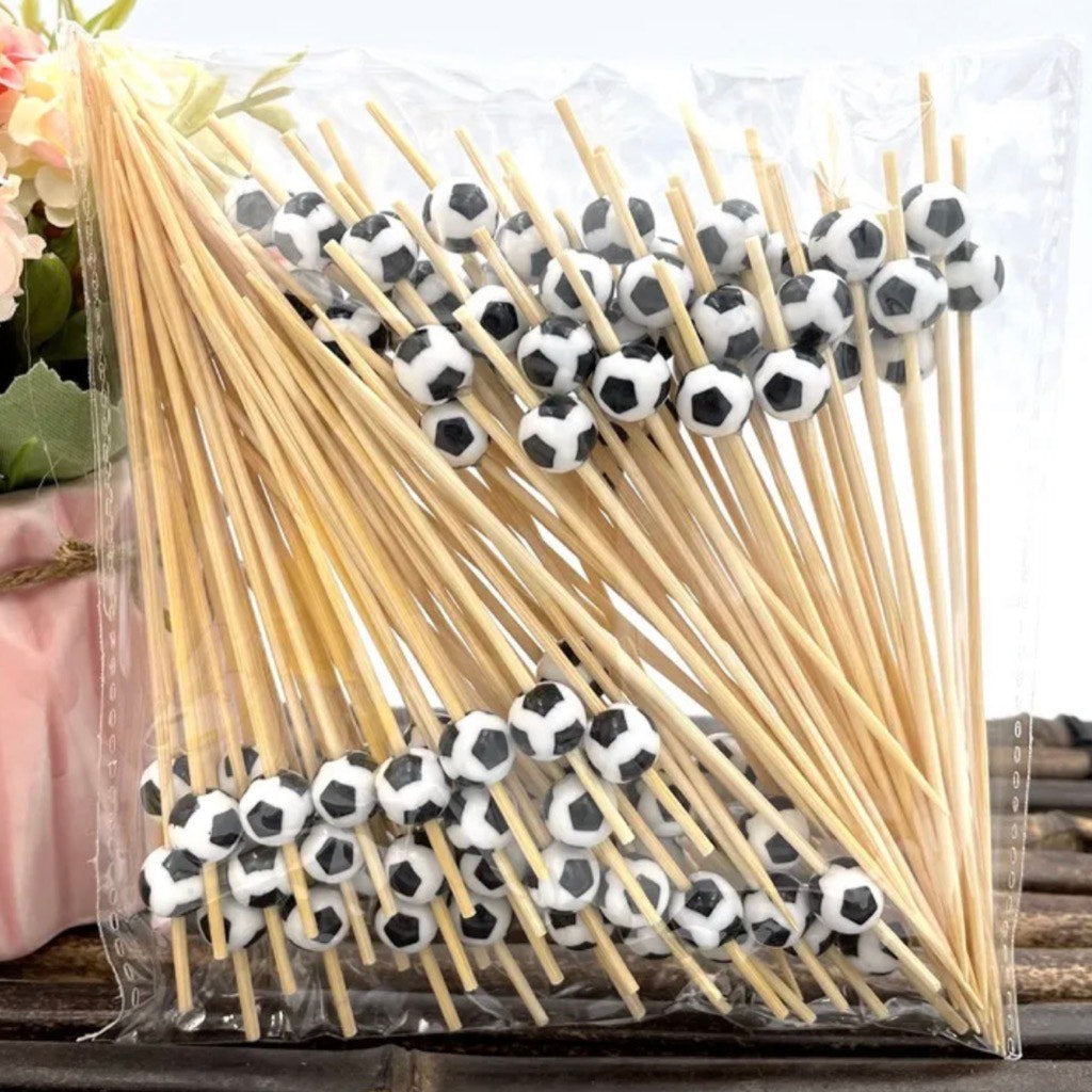 Pack Of 50 Football Appetizer Sticks