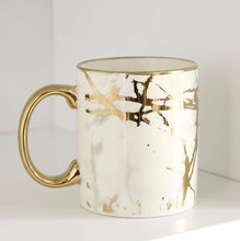 Load image into Gallery viewer, The Gilded Marble Set of Four Mugs
