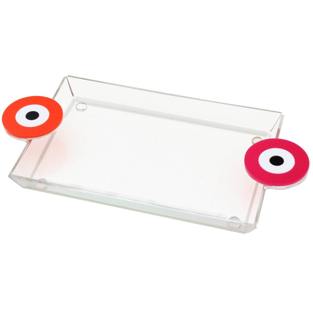 The Summer Eye Tray-Orange & Fucshia