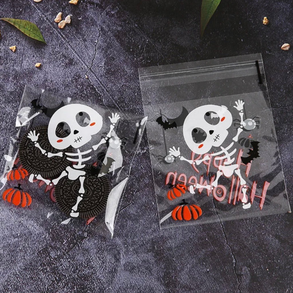 Pack Of 30 Skeleton Candy Bags