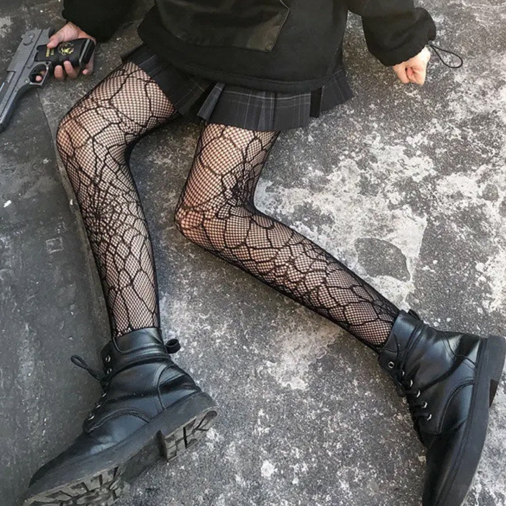 The Cobweb Fishnet Stockings