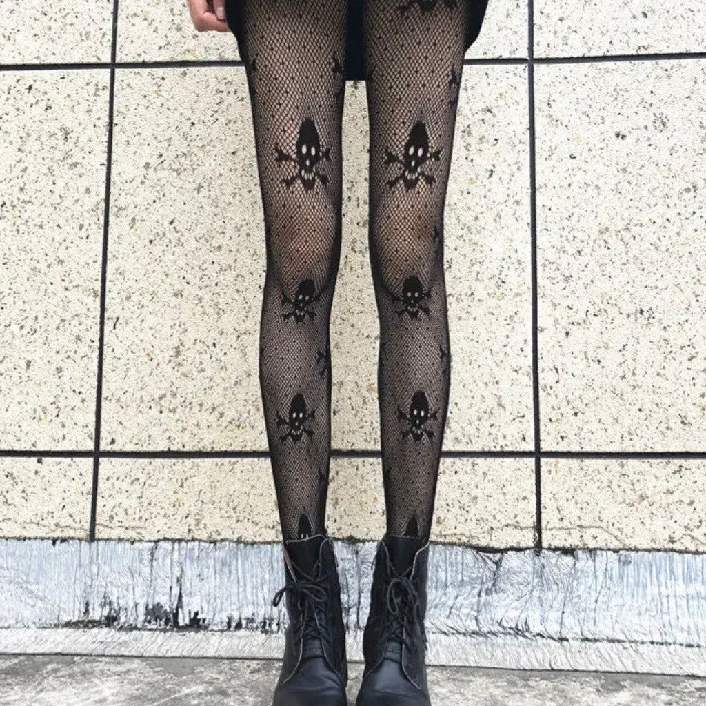 The Skull Fishnet Stockings