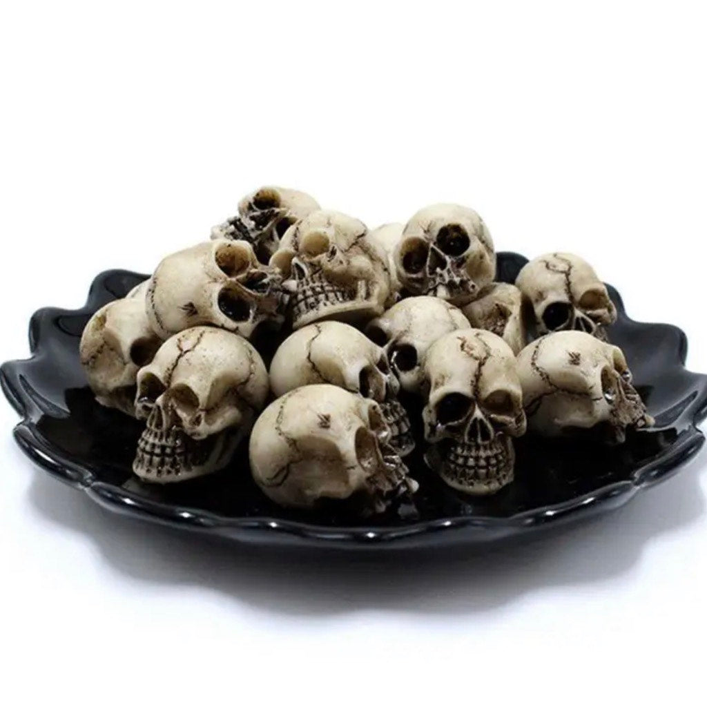 Pack Of 20 Miniature Decorative Skulls