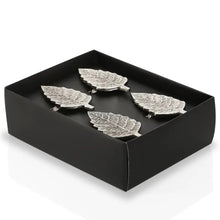 Load image into Gallery viewer, The Chapel Leaf Napkin Ring Set
