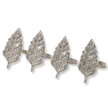 Load image into Gallery viewer, The Chapel Leaf Napkin Ring Set
