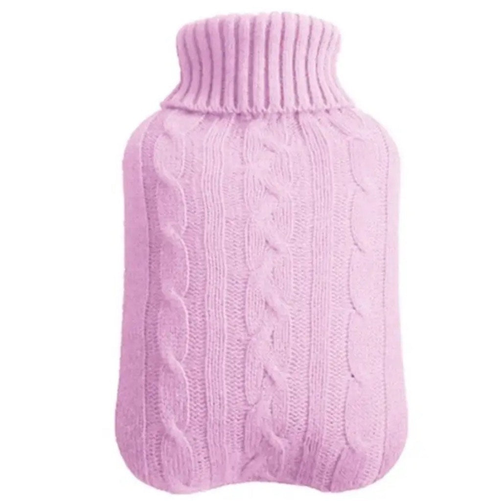 The Hot Water Bottle & Cover In Pink