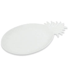 Load image into Gallery viewer, The Exotic Pineapple XL Serving Dish in White
