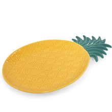 Load image into Gallery viewer, The Exotic Pineapple XL Serving Dish in Yellow
