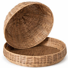 Load image into Gallery viewer, The Saharah Luxe Rattan Cloche
