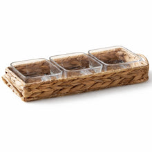 Load image into Gallery viewer, The Saharah Three Bowl Appetizer Tray
