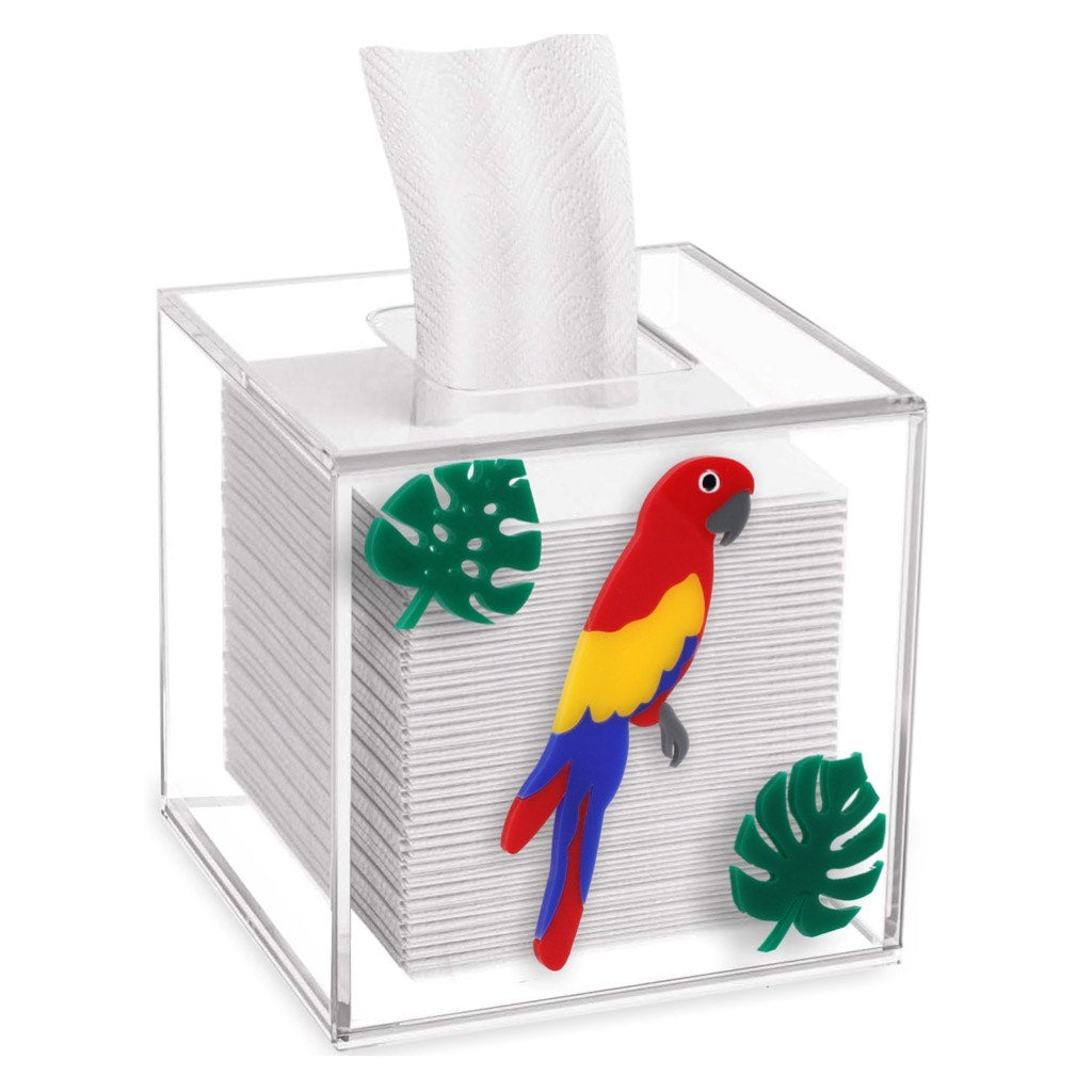 The Tropical Collection: The Macaw Tissue Box