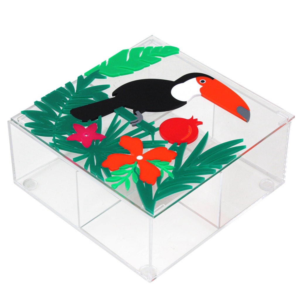 The Tropical Collection: The Toucan Teabag/Nut Box