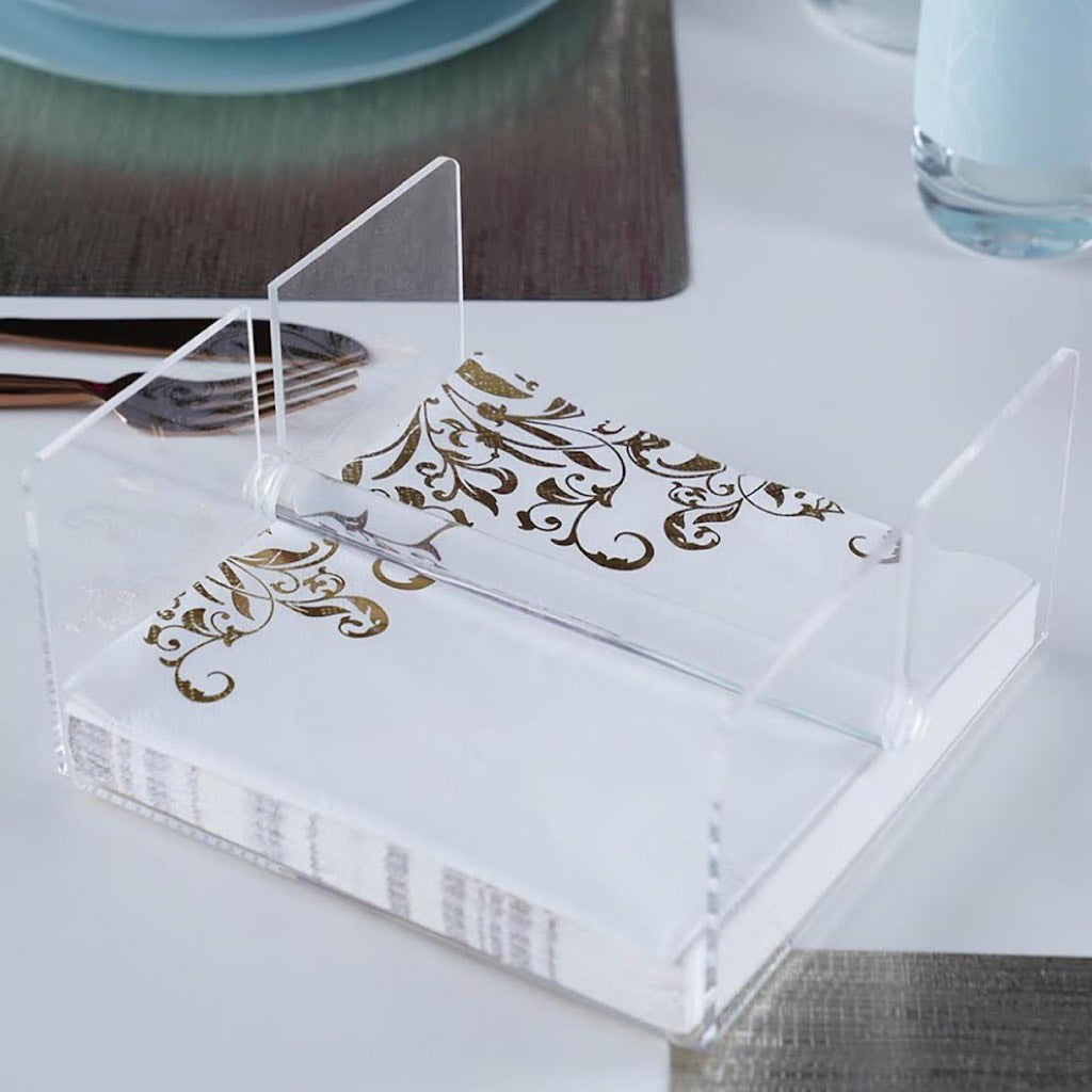 The Plexiglass Napkin Display