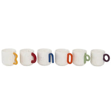 Load image into Gallery viewer, Tivee 6-Piece Espresso Cup Set, White - 100 ml
